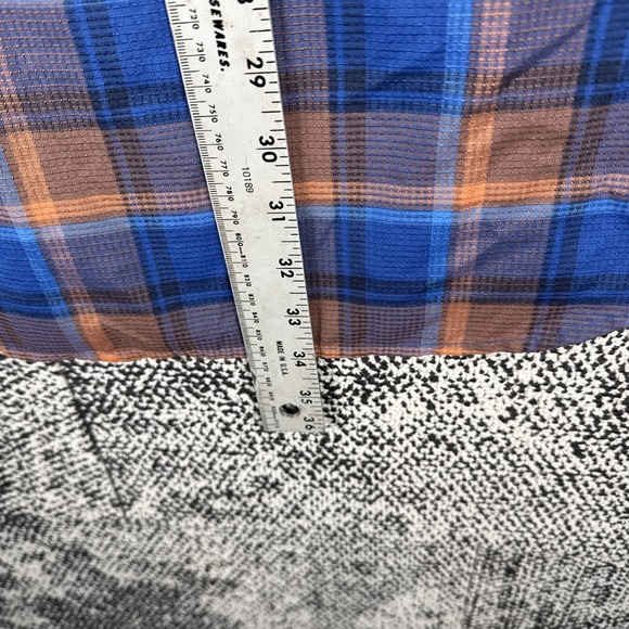 Duluth Trading Short Sleeve Button Up Camp Shirt Mens Large Tall Relaxed Fit - Picture 7 of 8